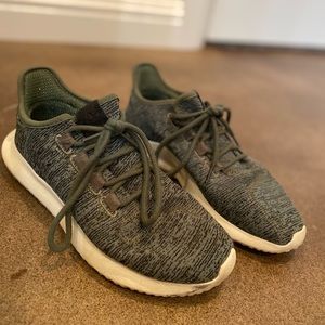 Adidas tennis shoes.